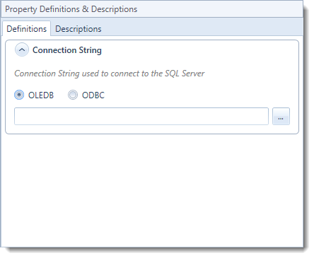 SQL Connector Settings