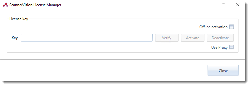 Vector License Manager Window Licensing Model