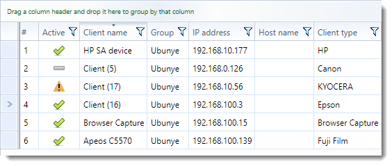 Client Settings
